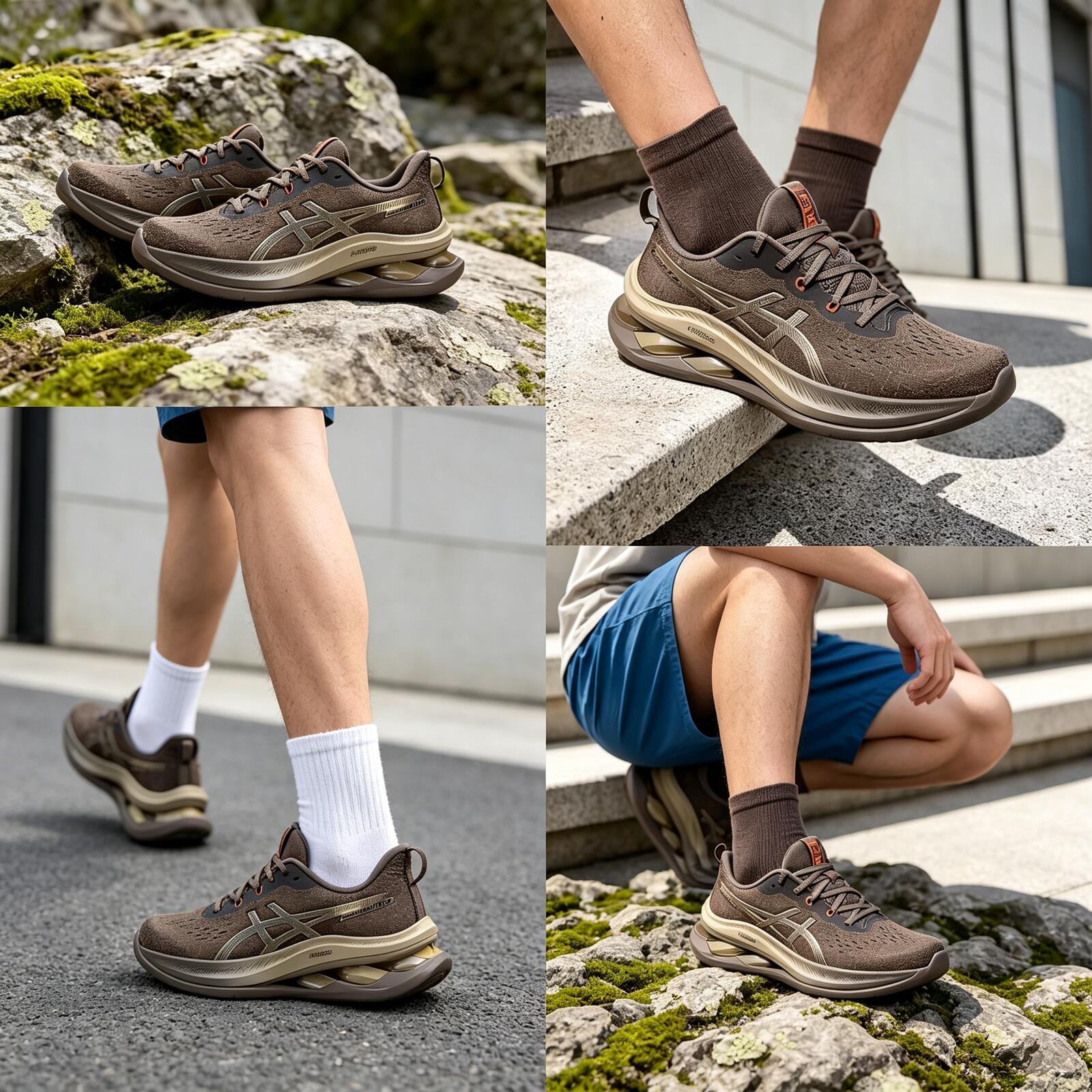 Running Gear Asics - Hot Asics Gel-Kinsei Max Men's Brown