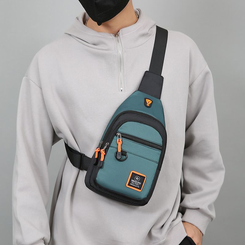 Running Gear Kit - Casual Men Chest Bag Nylon Small