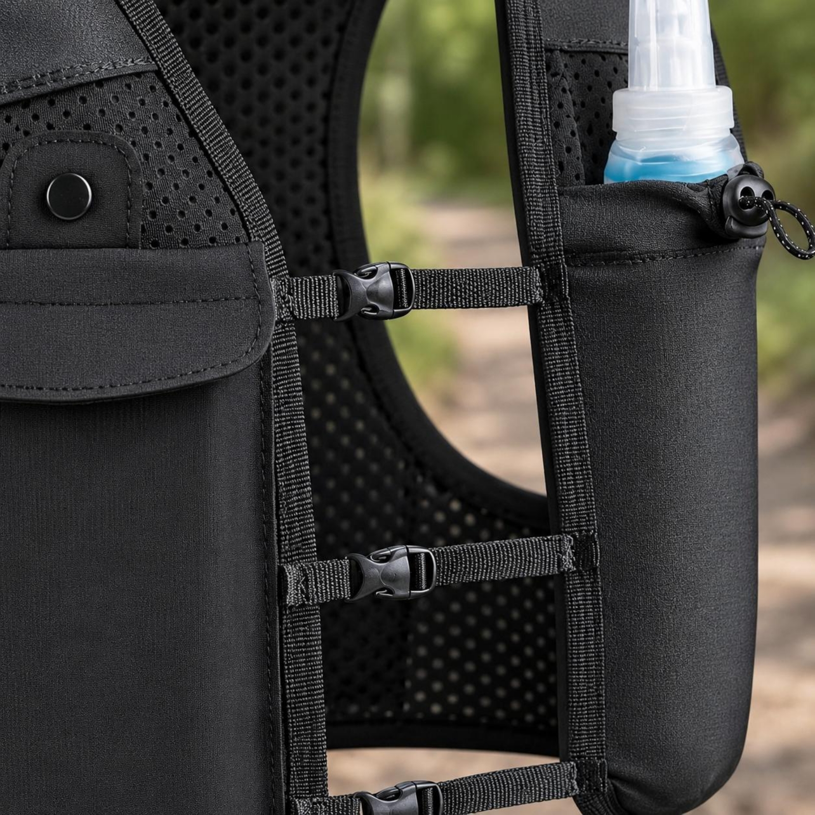 Running Gear Storage - Running Hydration Vest Breathable Mesh Trail