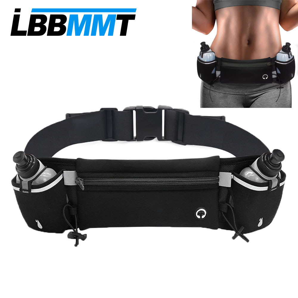 Running Gear Kit - 1PCS Running Belt with Water Bottles,