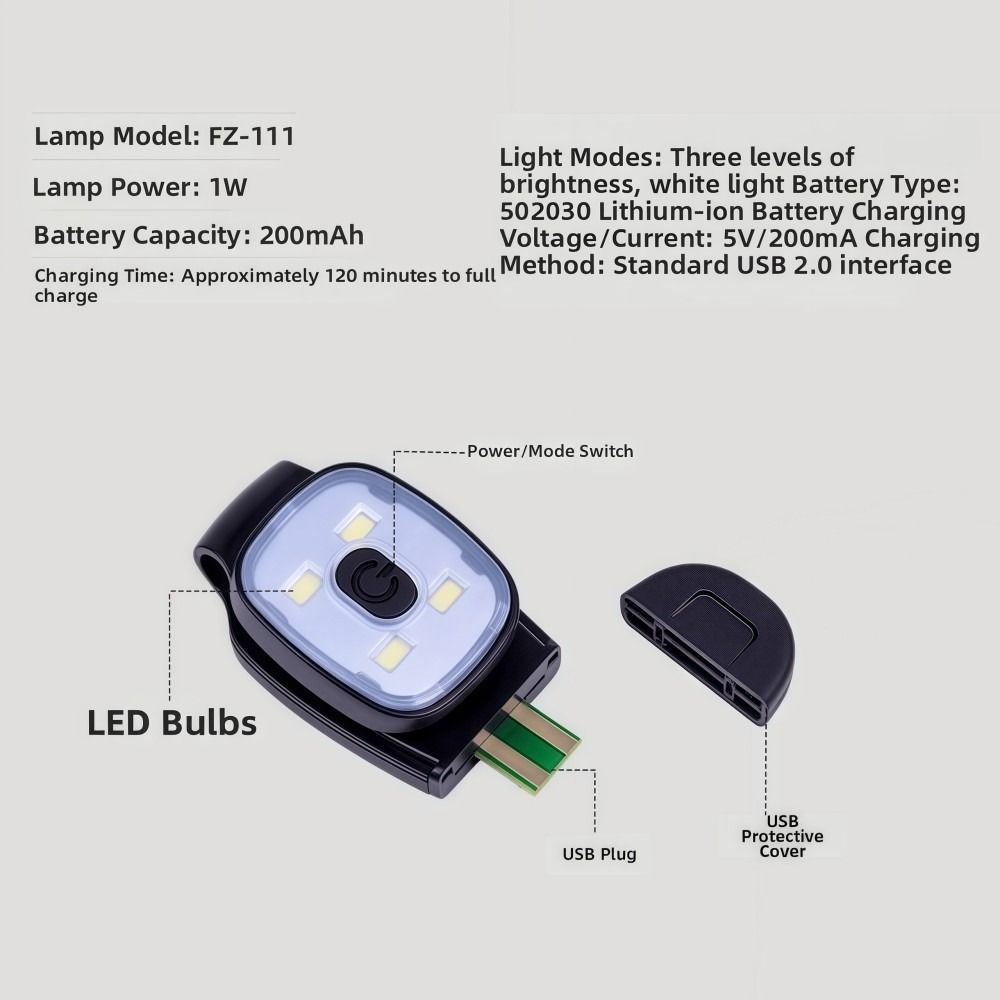 Running Gear Lights - Rechargeable Outdoor Night Running Lights Super