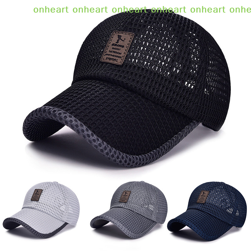 Running Gear Hat - [C]Summer Mesh Baseball Cap For Men