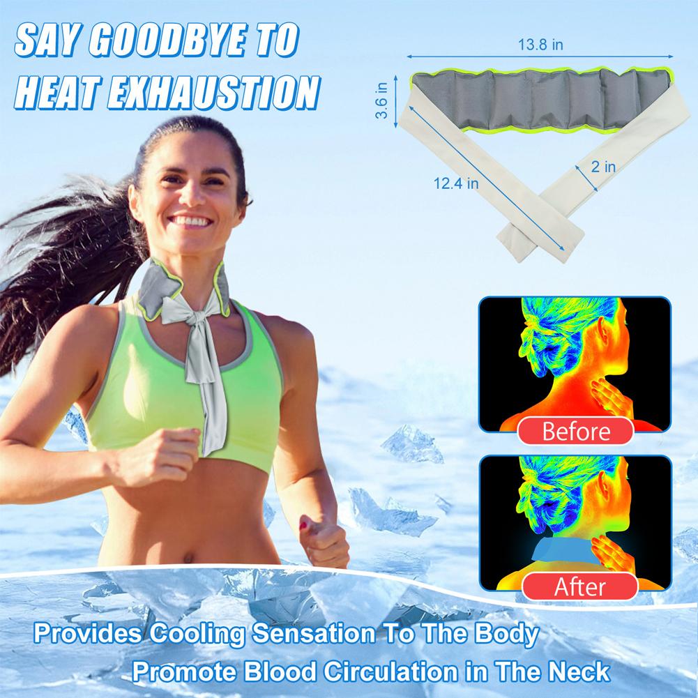 Energy Gel Pack - Reusable Cooling Ice Neck Wrap Cold