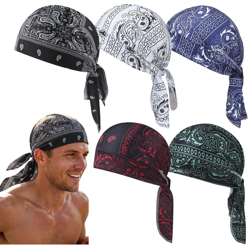 1-5pcs Cooling Skull Cap Helme - Running Gear Hat ulasan dan harga