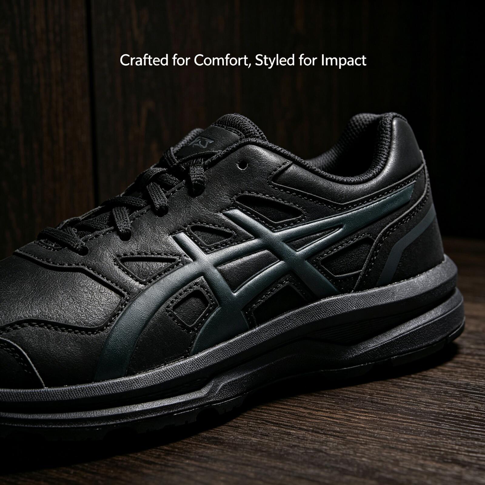 ASICS Men Running Shoes Leathe - Running Gear Asics ulasan dan harga