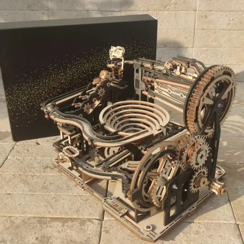 3D Wooden Ball Run Gears Sets  - Running Gear Gifts ulasan dan harga