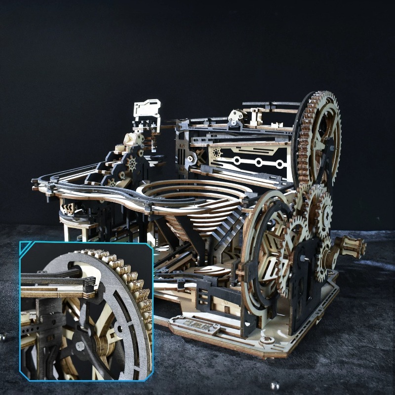 3D Wooden Ball Run Gears Sets  - Running Gear Gifts ulasan dan harga