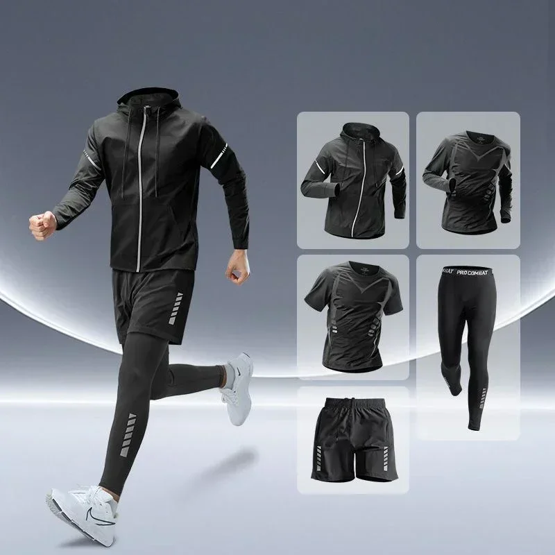 Men's Fitness Running Set Tigh - New Gear Running ulasan dan harga