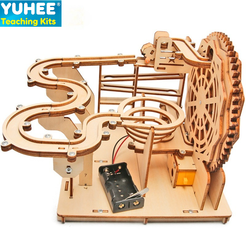 DIY Wooden Marble Run Kit – ST - Running Gear Gifts ulasan dan harga