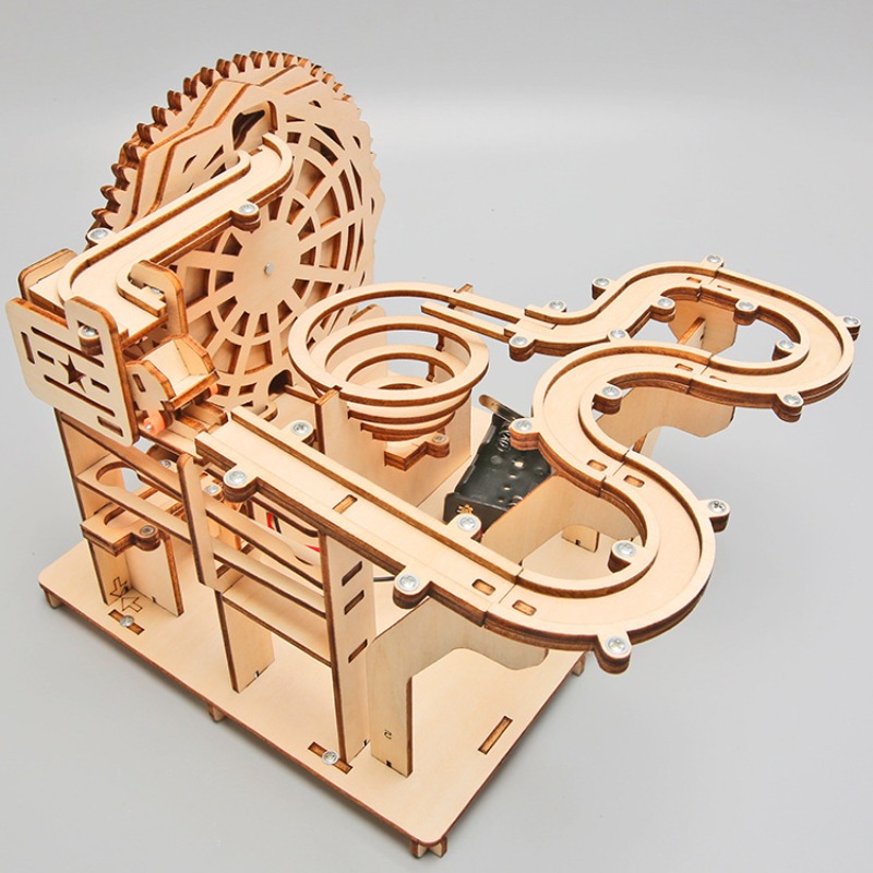 DIY Wooden Marble Run Kit – ST - Running Gear Gifts ulasan dan harga
