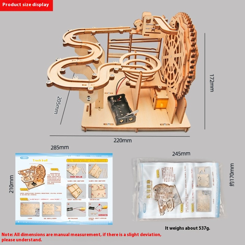 DIY Wooden Marble Run Kit – ST - Running Gear Gifts ulasan dan harga