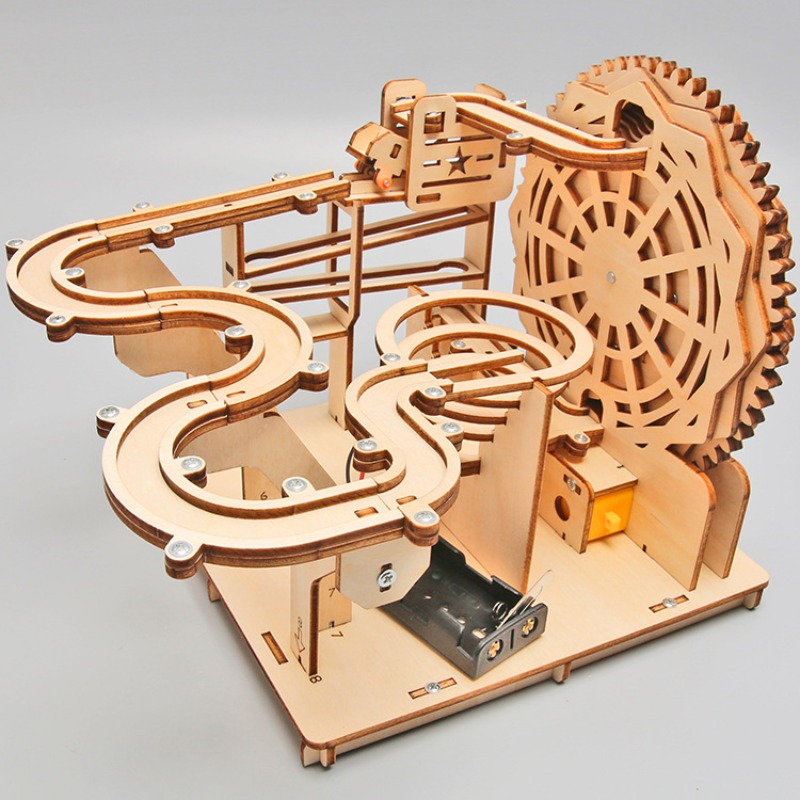 DIY Wooden Marble Run Kit – ST - Running Gear Gifts ulasan dan harga