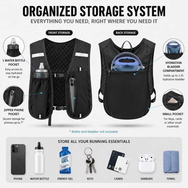 Running & Biking Sports Reflec - Running Gear Storage ulasan dan harga