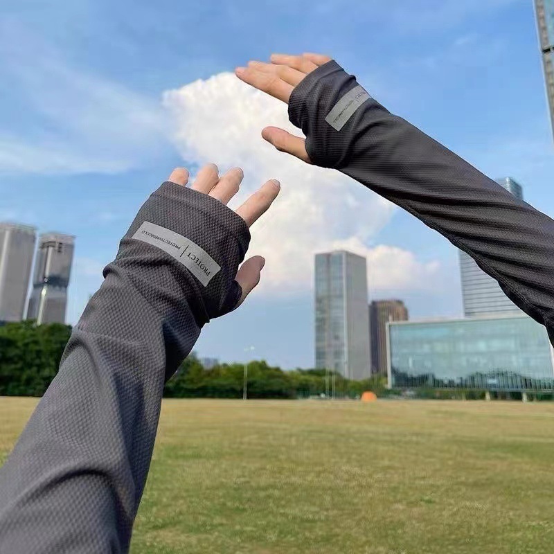 1Pair Unisex UV Cooling Sun Ar - Running Gear For ulasan dan harga