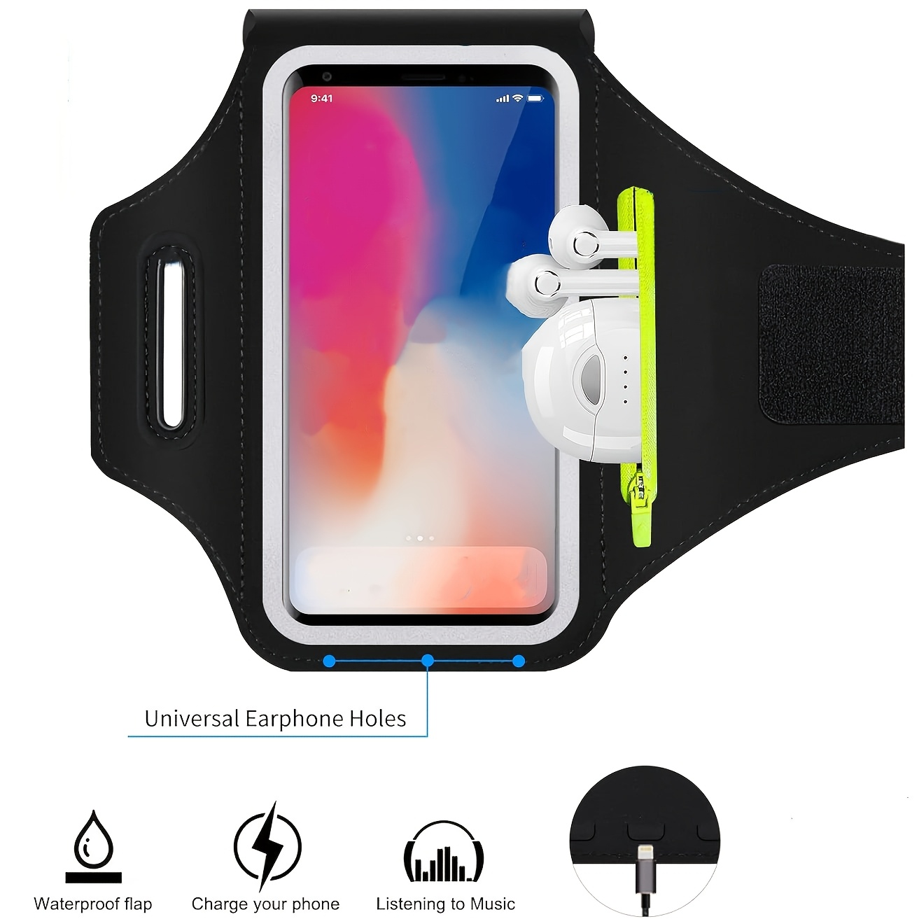Waterproof Running Arm Bag Spo - Running Gear Lights ulasan dan harga