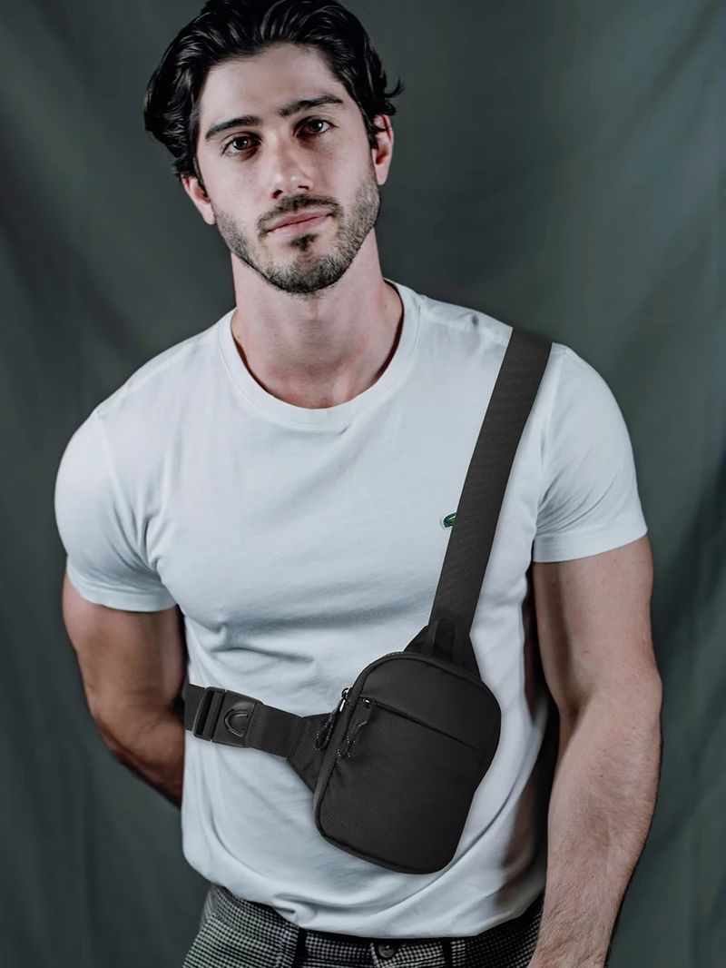 Casual Men Shoulder Chest Bag  - Running Gear Kit ulasan dan harga