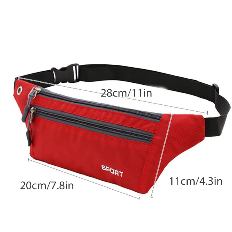 Casual Men Waist Bag Nylon Che - Running Gear Kit ulasan dan harga