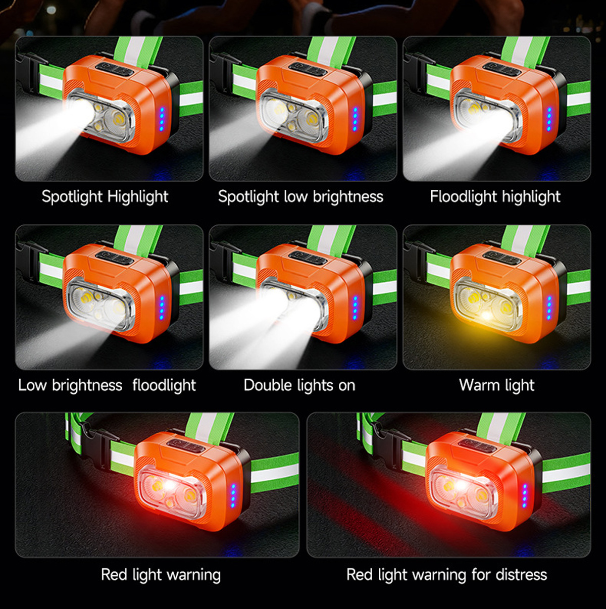 Running Light USB Rechargeable - Running Gear Lights ulasan dan harga