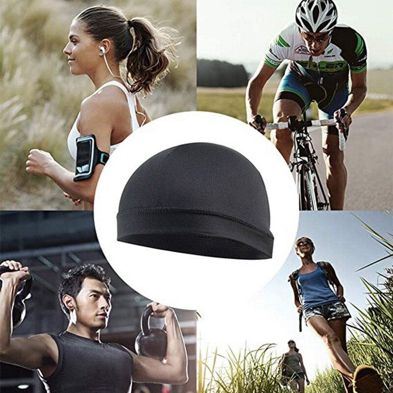 Summer Cycling Beanie Men Cap  - Running Gear Hat ulasan dan harga