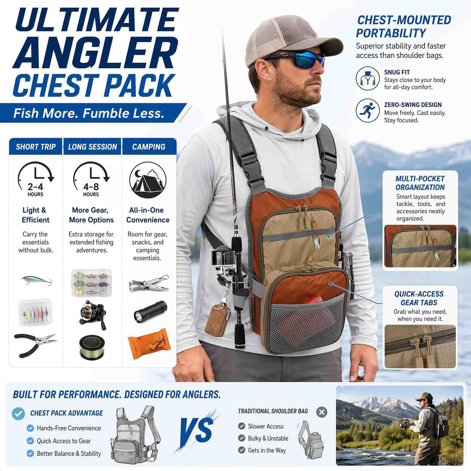 Waterproof Durable Fishing Che - Running Gear Storage ulasan dan harga