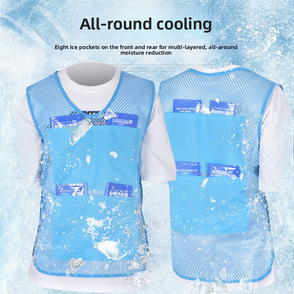 Summer Cooling Vest With 8 Gel - Energy Gel Pack ulasan dan harga