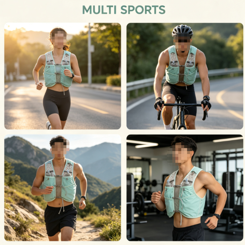 Running Hydration Vest with 2  - Running Gear For ulasan dan harga