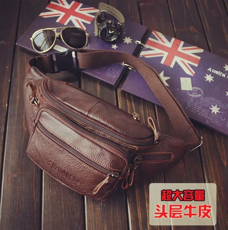 Genuine Cowhide Leather Waist  - Running Gear For ulasan dan harga