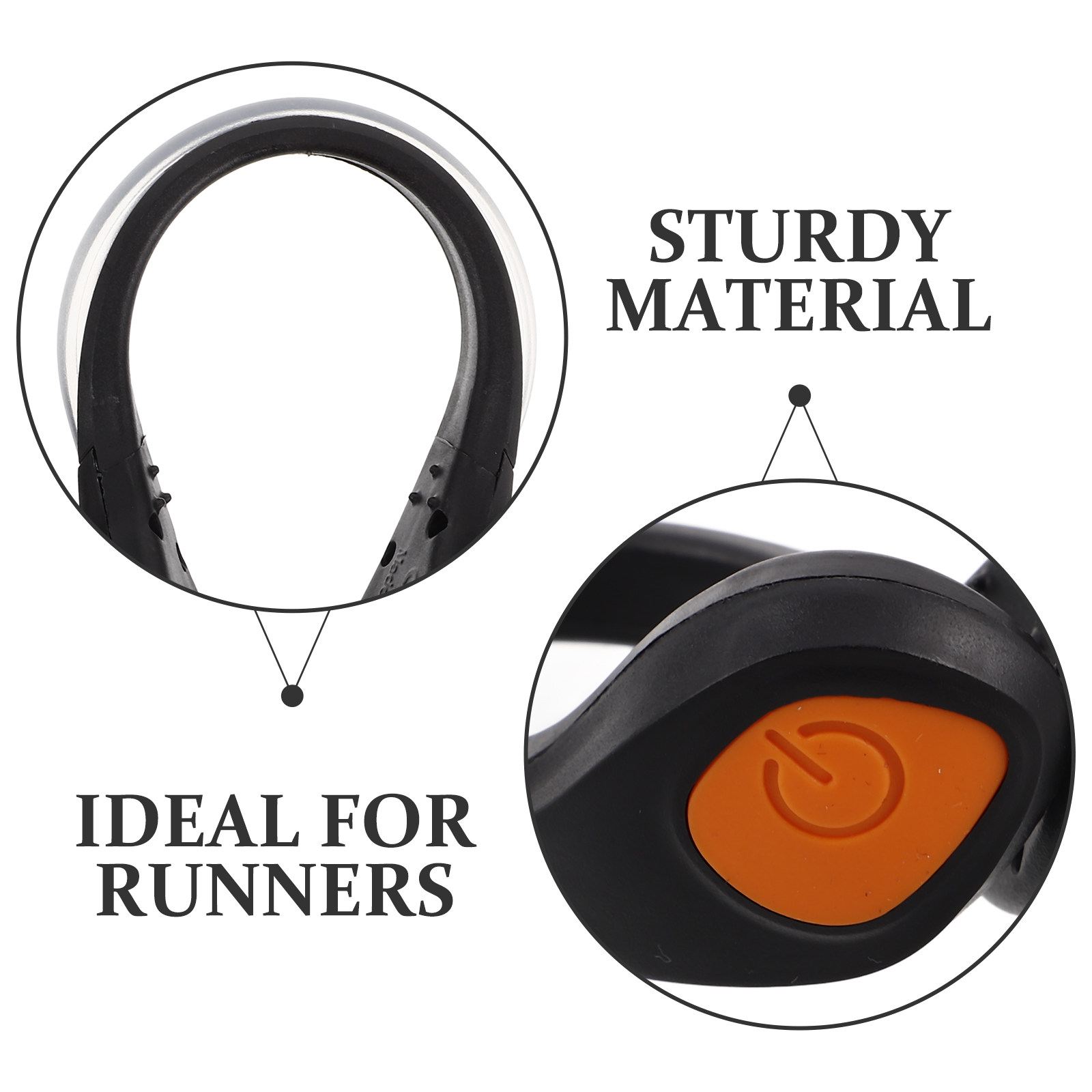 2Pcs LED Shoe Clip Lights Nigh - Running Gear Lights ulasan dan harga