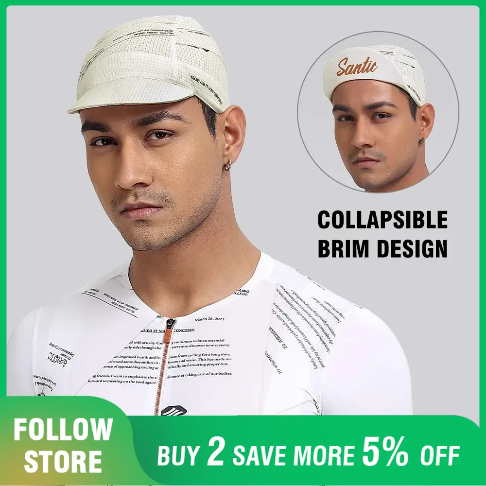 Santic Breathable Cycling Cap  - Running Gear Hat ulasan dan harga