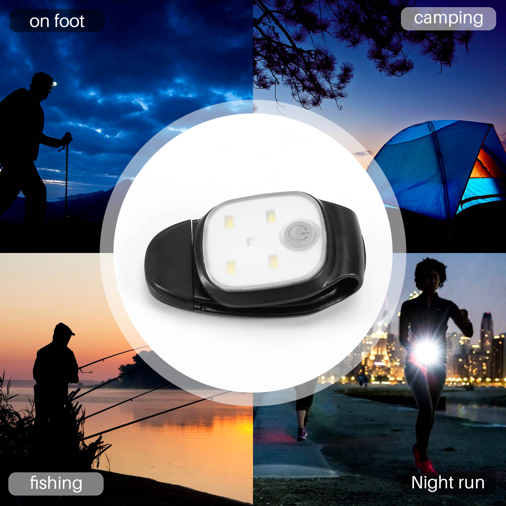 XSXS-Outdoor Night Clip On Run - Running Gear Lights ulasan dan harga