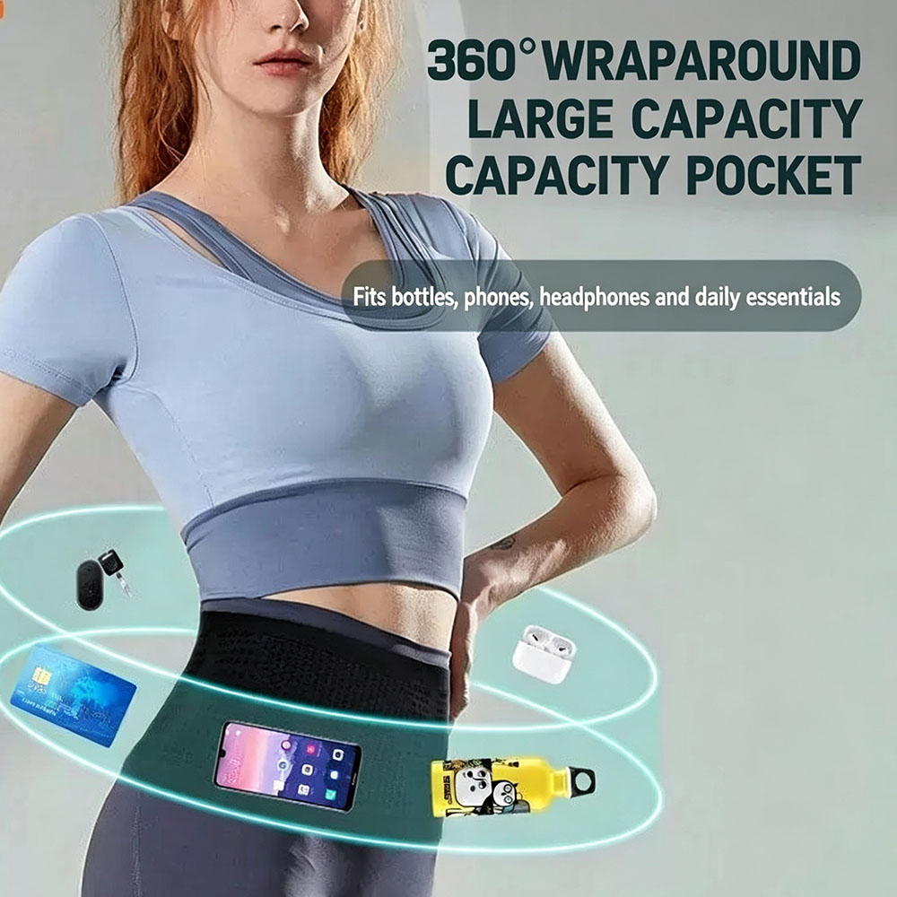 Running Waist Bag, High Elasti - Running Gear Kit ulasan dan harga