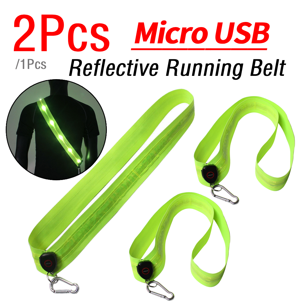 1/2Pcs LED Reflective Running  - Running Gear Lights ulasan dan harga