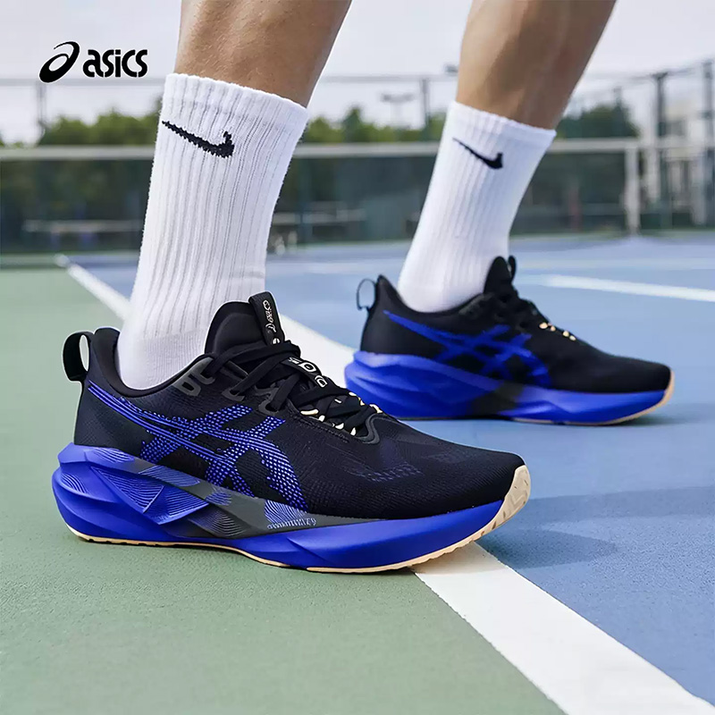 Asics NOVABLAST 5 Black Royal  - Running Gear Asics ulasan dan harga