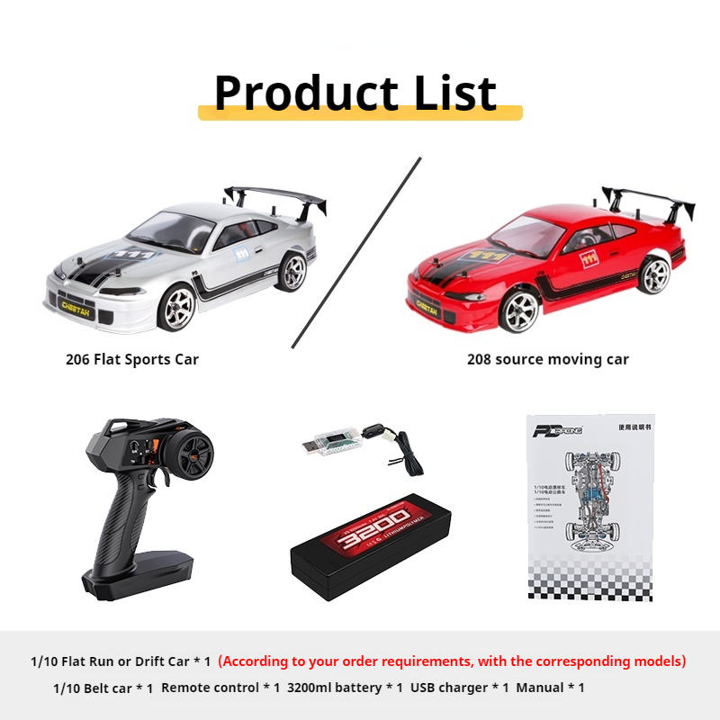 PDracing Hot Selling 1/10 Four - Running Gear Gifts ulasan dan harga