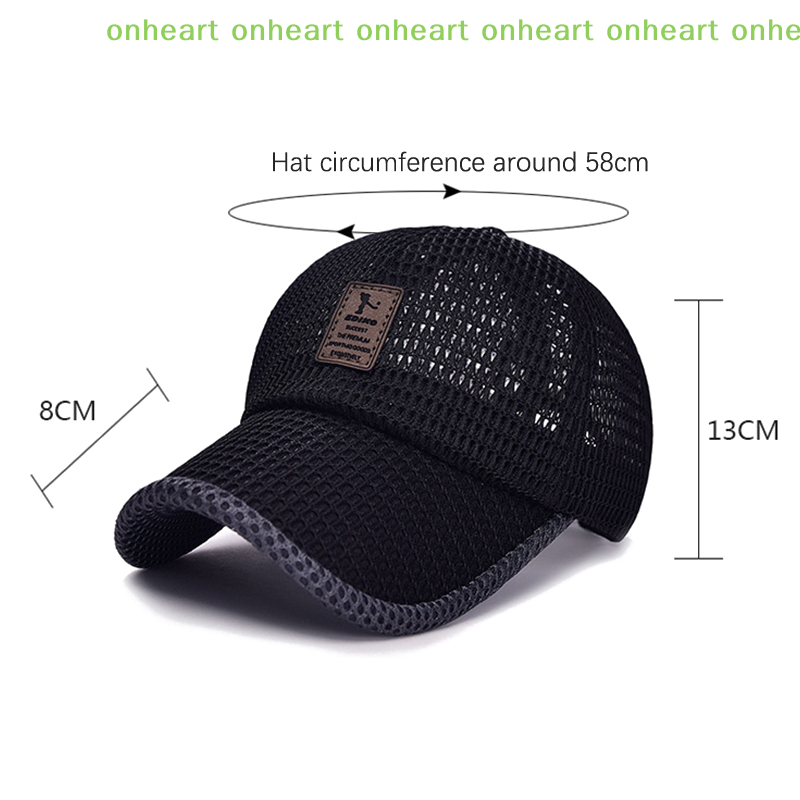 [C]Summer Mesh Baseball Cap Fo - Running Gear Hat ulasan dan harga