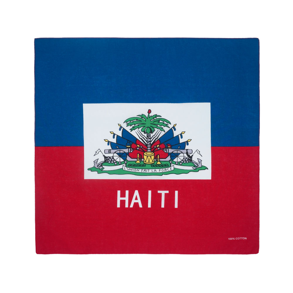 Haiti Flag Bandana 100% Cotton - Running Gear Gifts ulasan dan harga