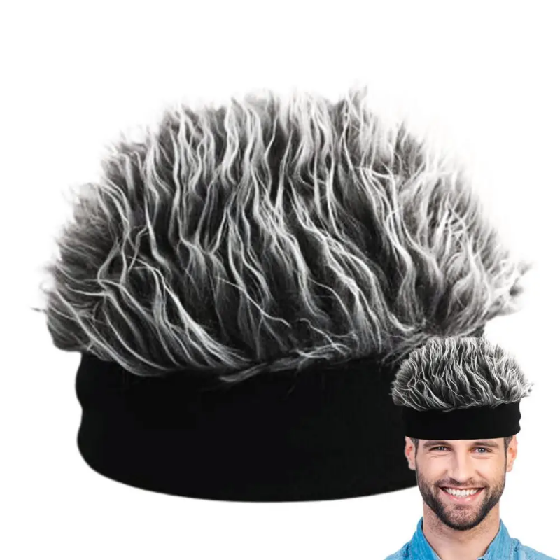 Men Womens Synthetic Wig Spike - Running Gear Hat ulasan dan harga