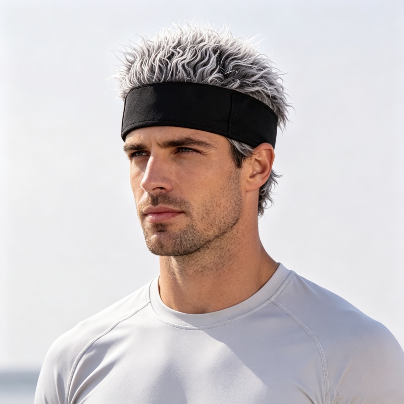 Men Womens Synthetic Wig Spike - Running Gear Hat ulasan dan harga