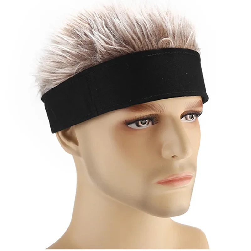 Men Womens Synthetic Wig Spike - Running Gear Hat ulasan dan harga