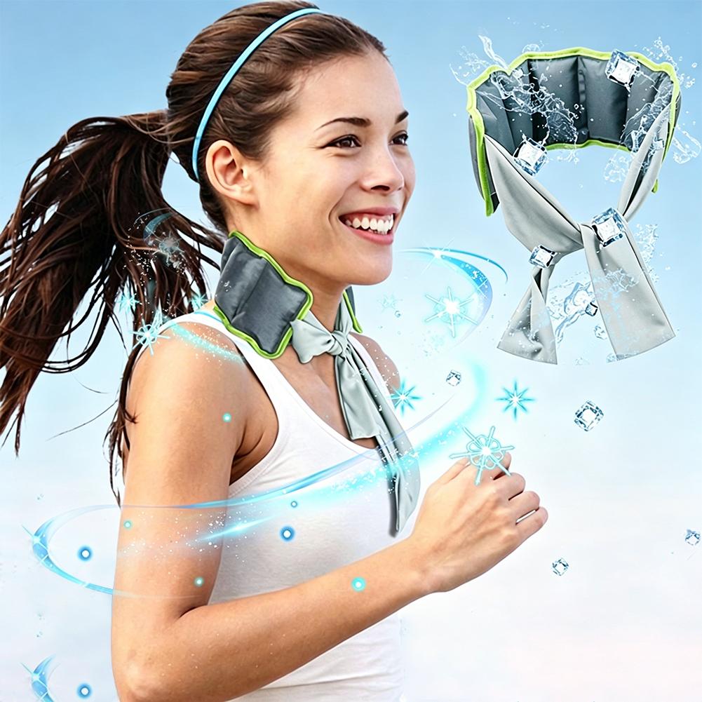 Reusable Cooling Ice Neck Wrap - Energy Gel Pack ulasan dan harga
