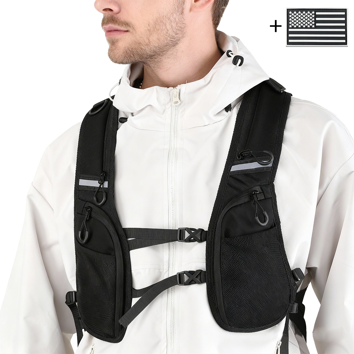 Lightweight Reflective Vest Sa - Running Gear Storage ulasan dan harga
