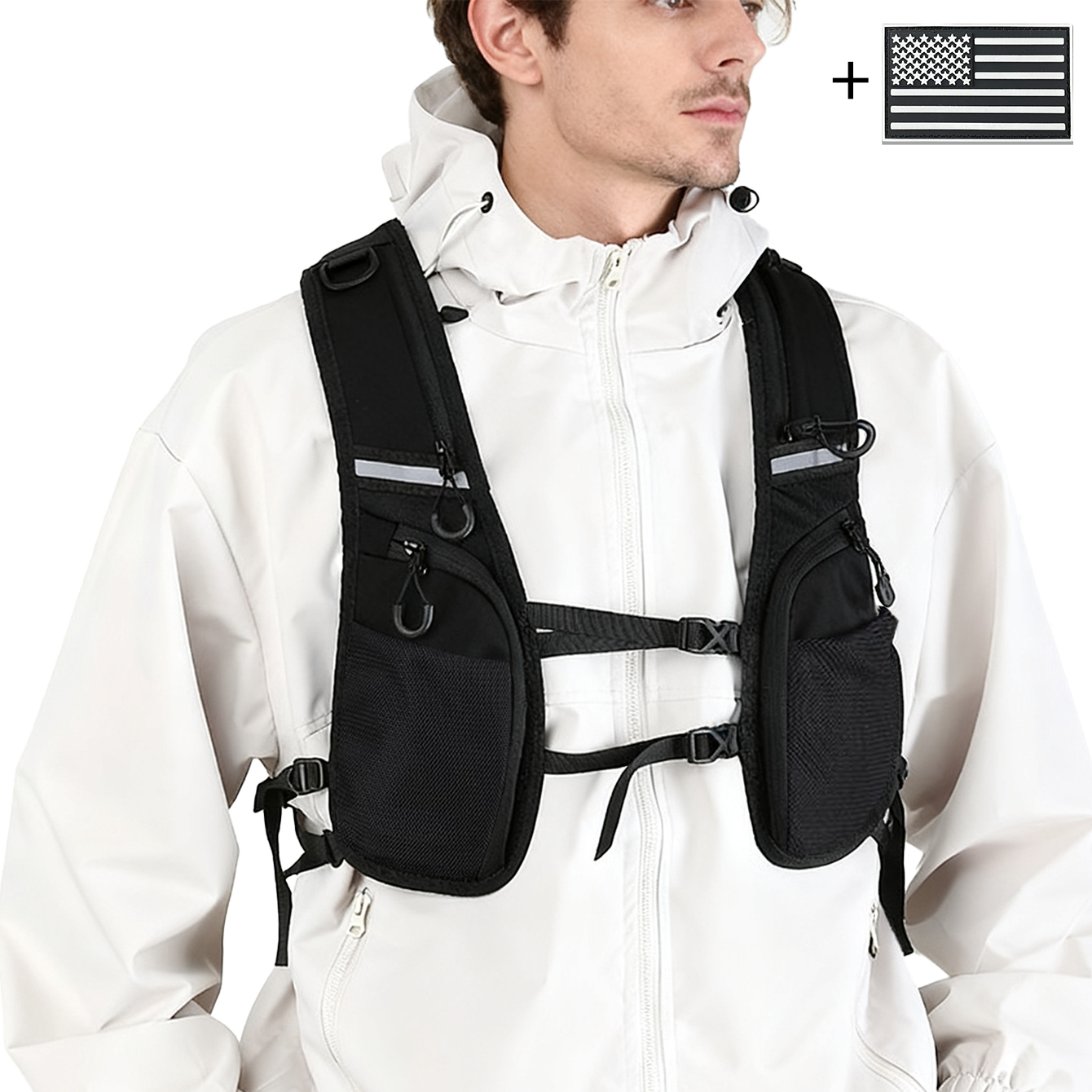 Lightweight Reflective Vest Sa - Running Gear Storage ulasan dan harga